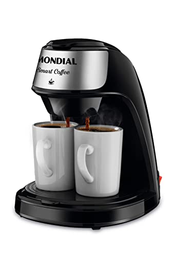 Cafeteira Mondial Smart Coffee com duas xícaras