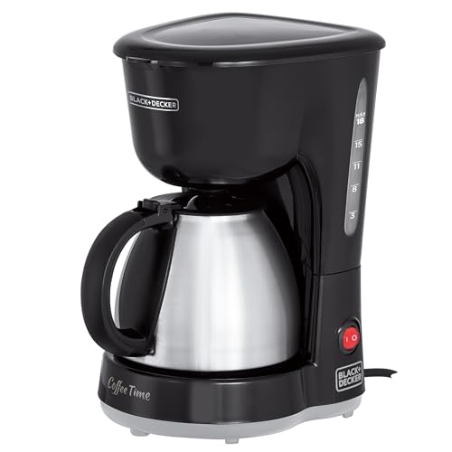 Cafeteira BLACK+DECKER Coffee Time CM15 com jarra inox