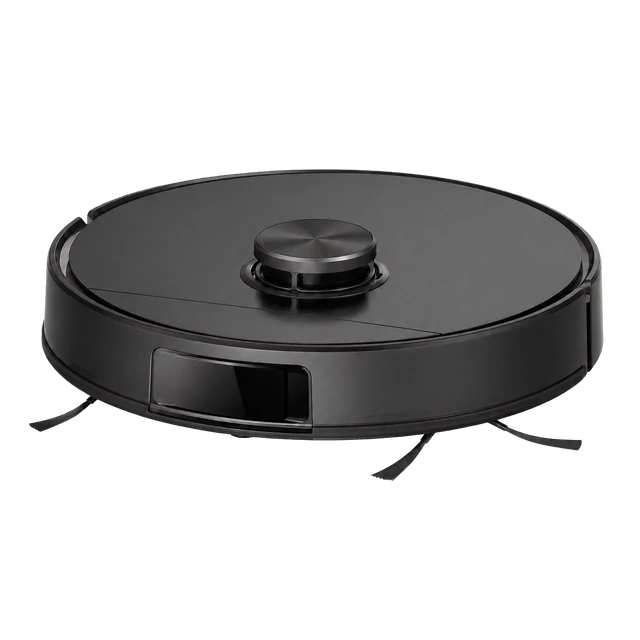 Robô aspirador preto